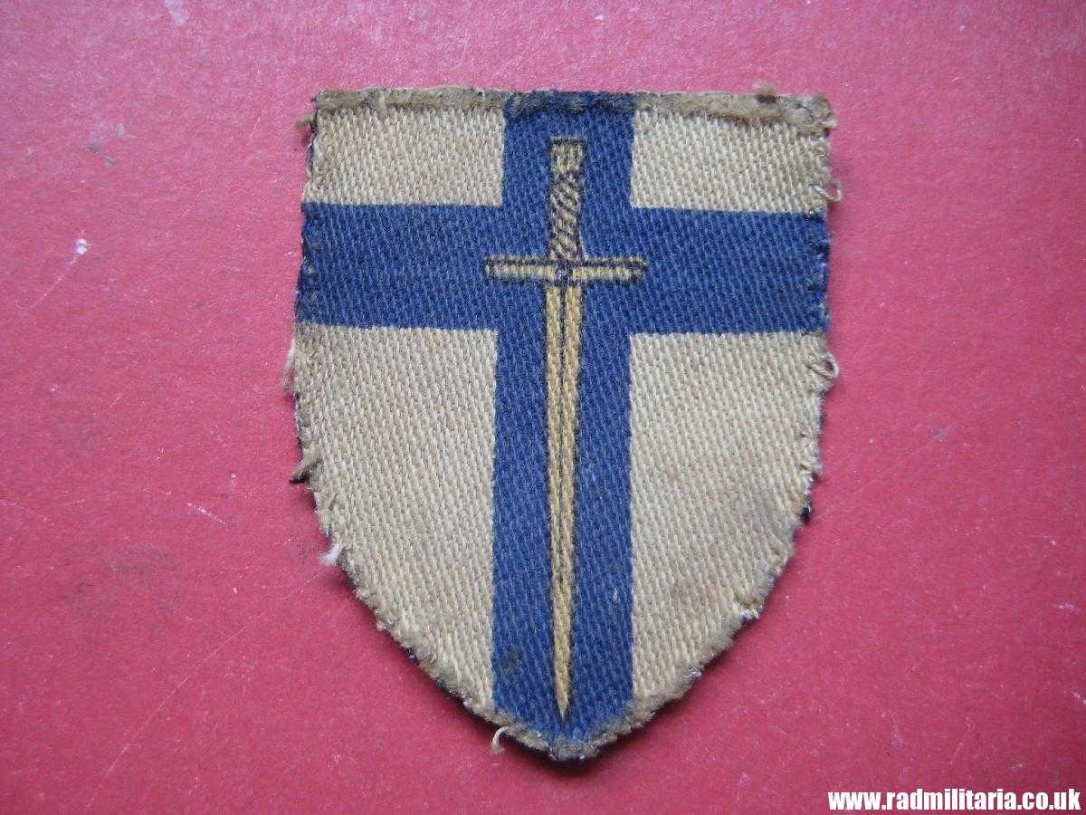 & WW2 original British 2nd Army cloth Formation Sign PATCH. - Image 2