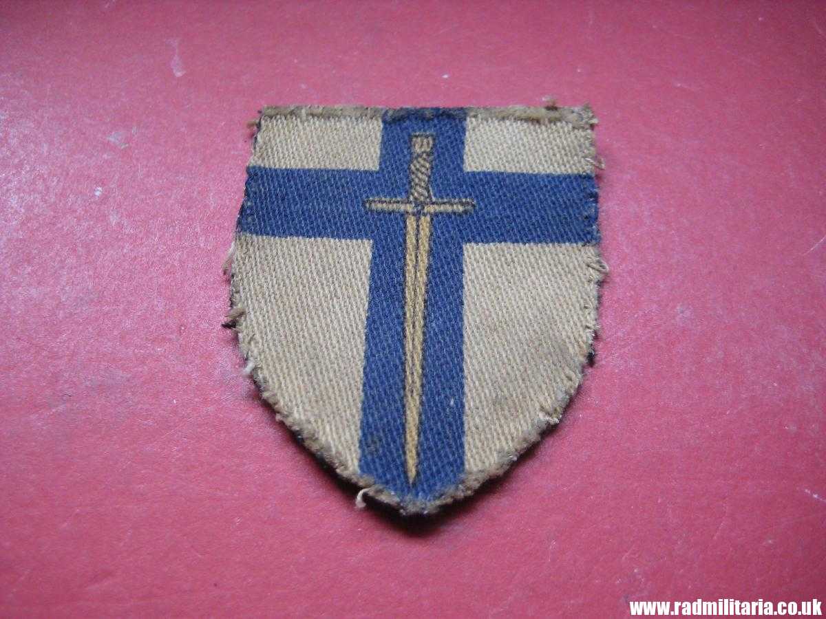 & WW2 original British 2nd Army cloth Formation Sign PATCH. - Image 6