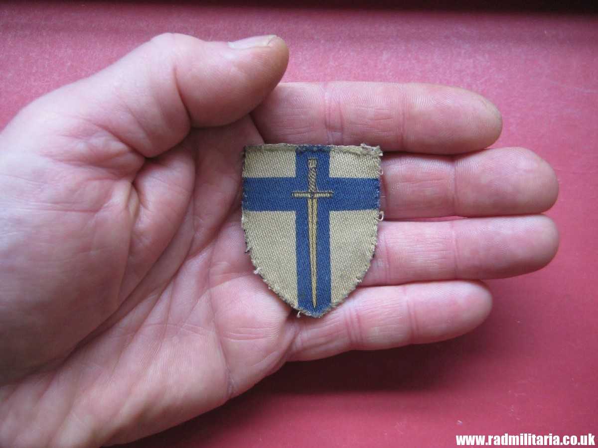 & WW2 original British 2nd Army cloth Formation Sign PATCH. - Image 9