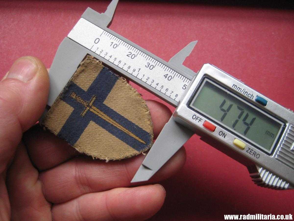 & WW2 original British 2nd Army cloth Formation Sign PATCH. - Image 12