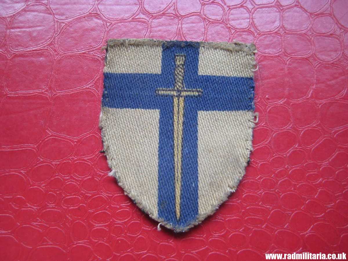 & WW2 original British 2nd Army cloth Formation Sign PATCH. - Image 13