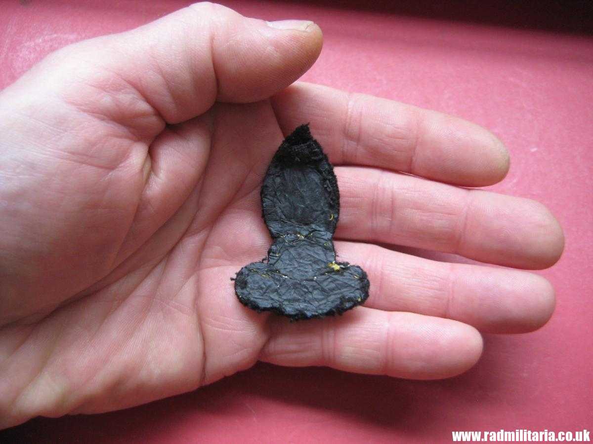 & WW2 British CAP BADGE Royal Engineers Corps FIELD SERVICE bullion wire officer's cap badge - genuine! - Image 6