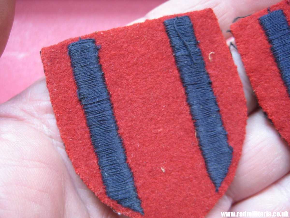 & WW2 original British PATCHES - Set of 2, Royal Engineers Training Brigade badge. - Image 7