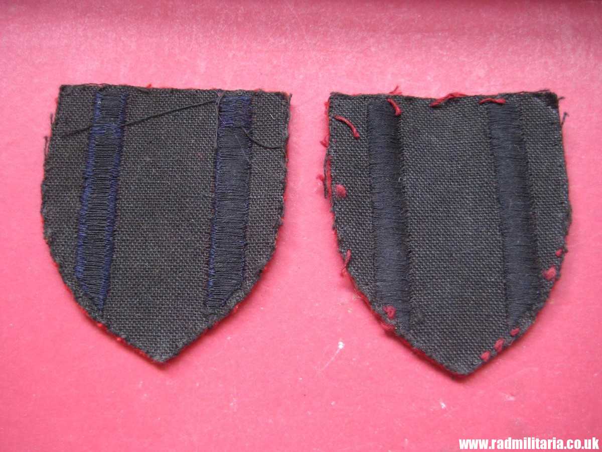 & WW2 original British PATCHES - Set of 2, Royal Engineers Training Brigade badge. - Image 3