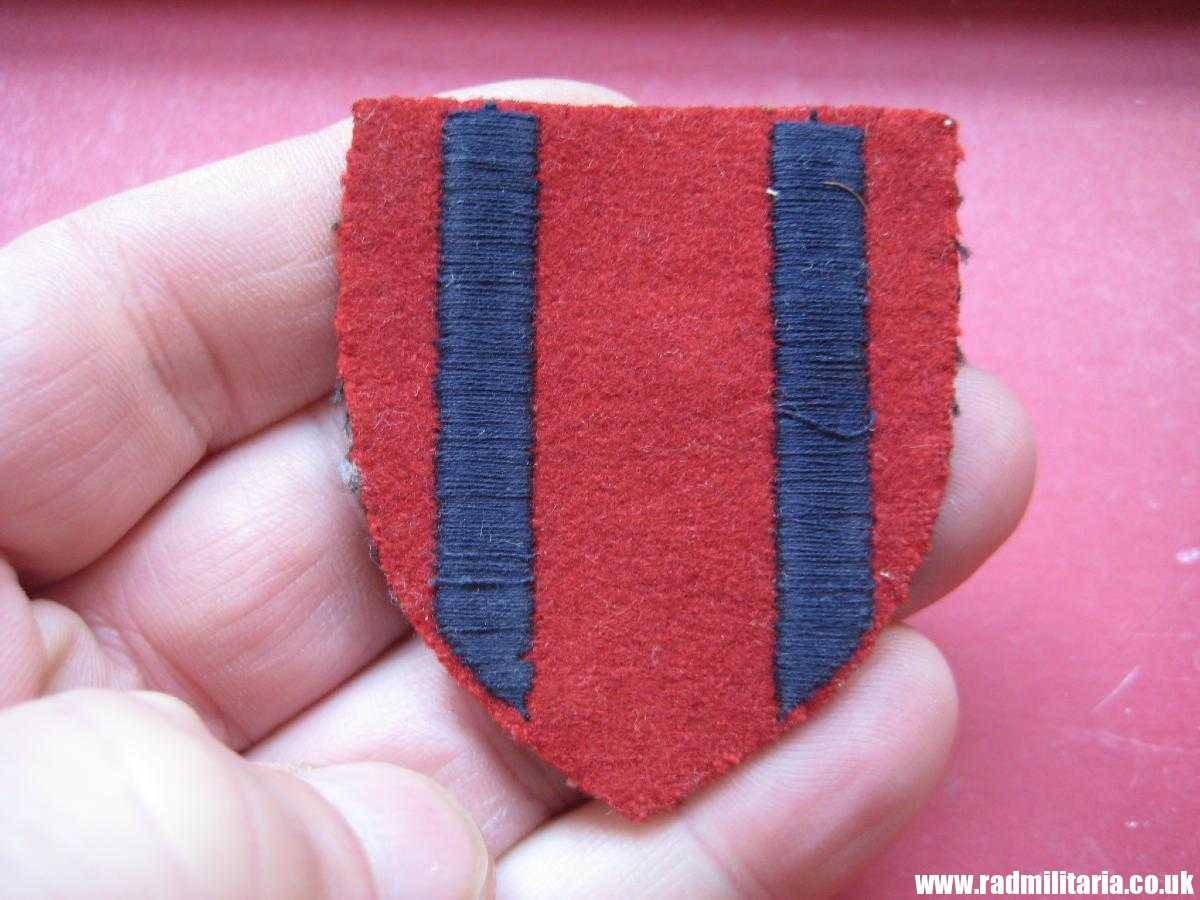 & WW2 original British PATCH - Royal Engineers Training Brigade badge. - Image 2