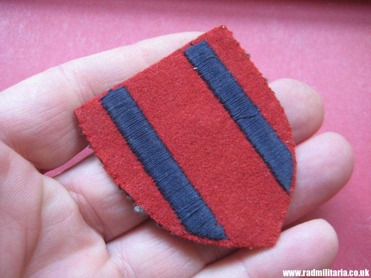 & WW2 original British PATCH - Royal Engineers Training Brigade badge. - Image 4