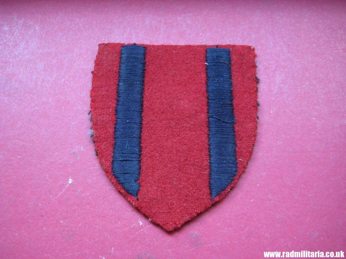 & WW2 original British PATCH - Royal Engineers Training Brigade badge. - Image 5
