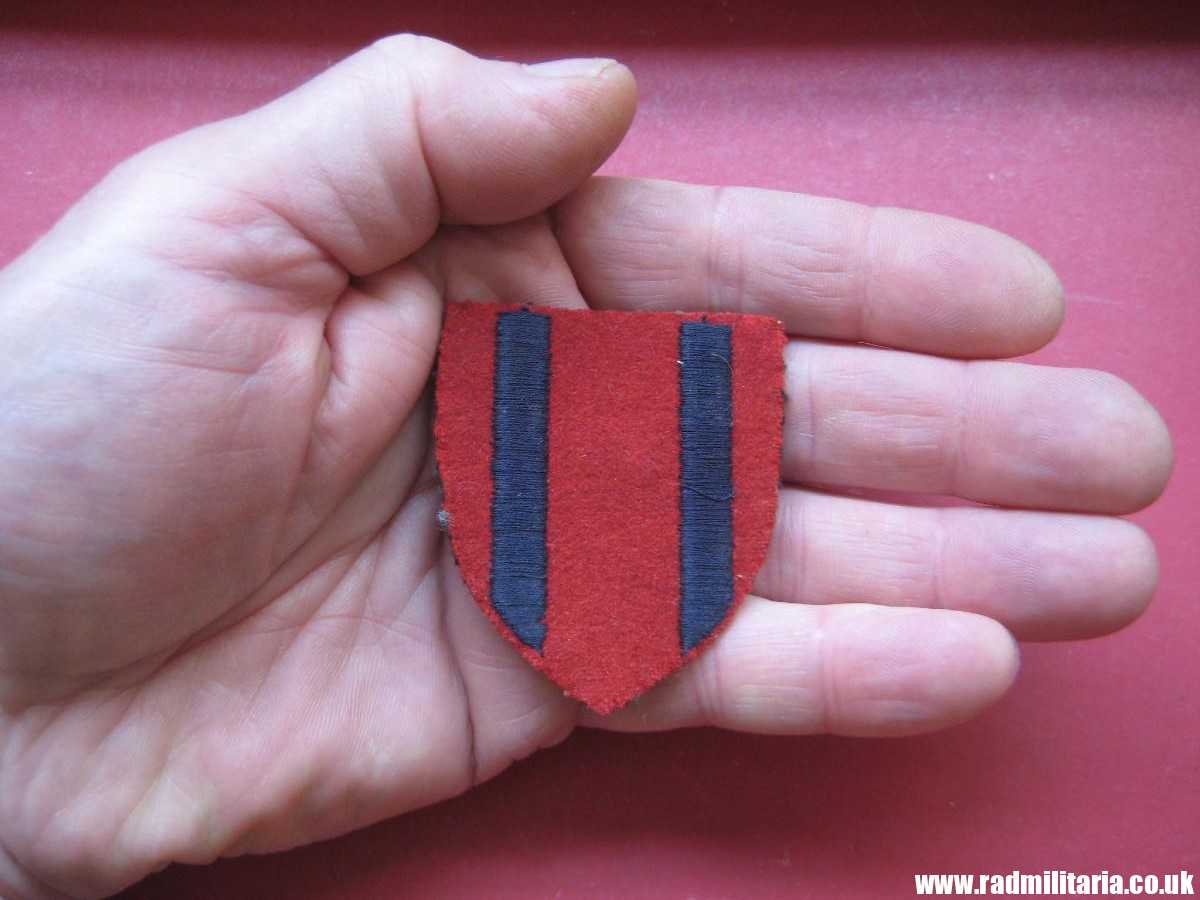 & WW2 original British PATCH - Royal Engineers Training Brigade badge. - Image 8