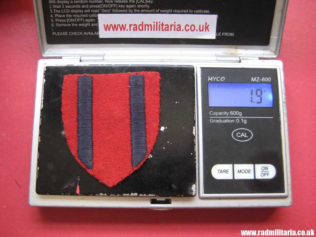 & WW2 original British PATCH - Royal Engineers Training Brigade badge. - Image 9