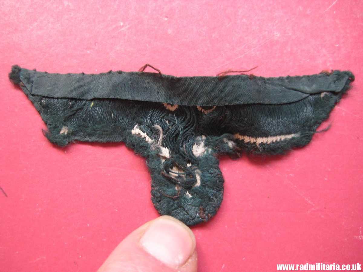 & WW2 German EAGLE PATCH from Wehrmacht uniform - poor condition. - Image 10