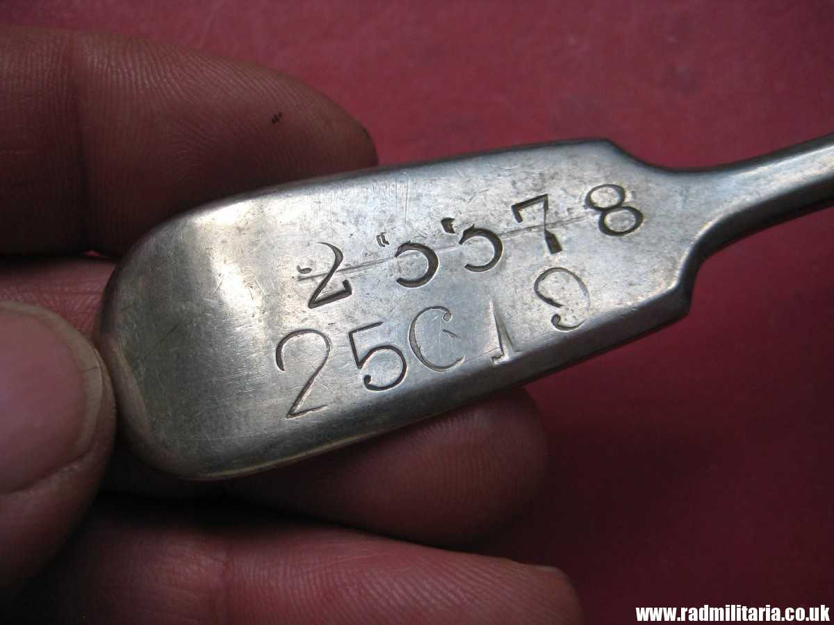 & WW1 British Army SPOON maker: MAPPIN & WEBB and soldier's no. 23378 and 25619. - Image 20