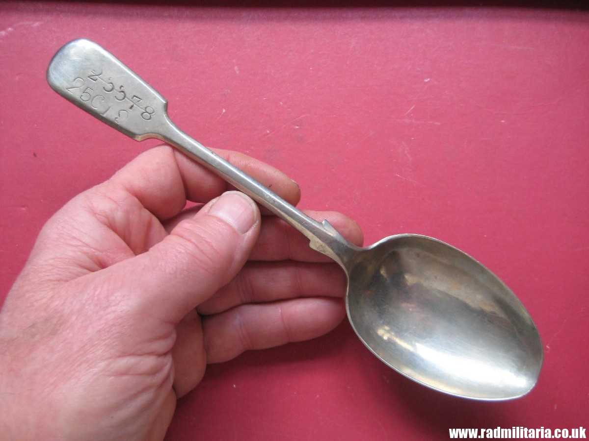 & WW1 British Army SPOON maker: MAPPIN & WEBB and soldier's no. 23378 and 25619. - Image 15