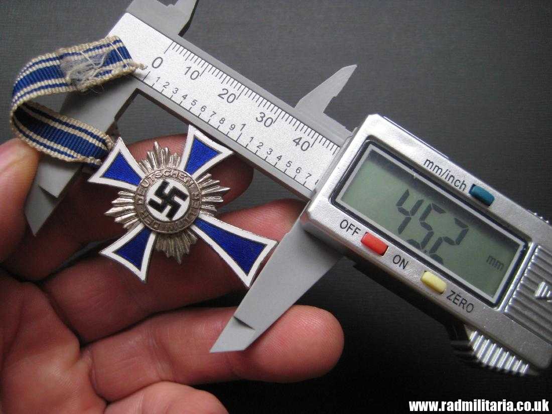 & WW2 original German Cross of Honor of the German Mother, silver Class. - Image 16