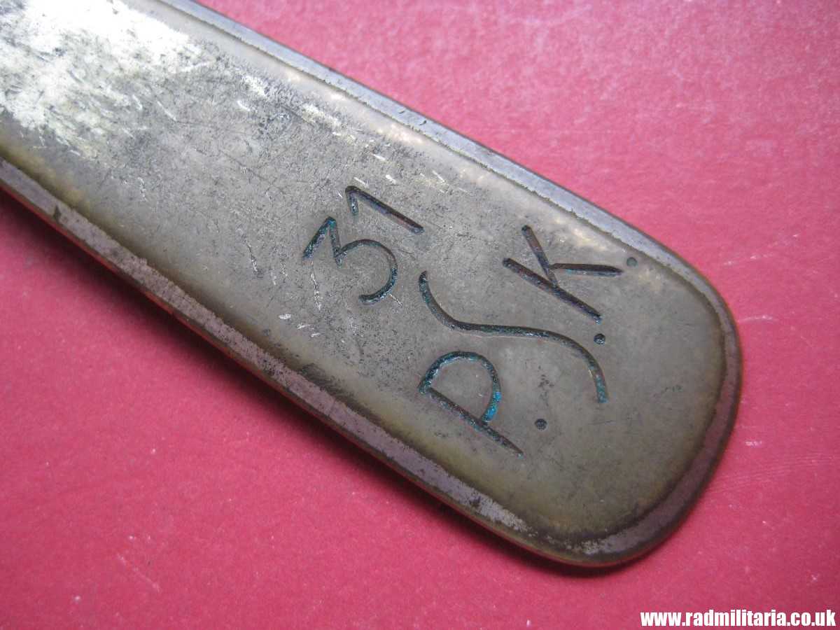 & WW2 Polish Army FORK maker: F. WOLSKA 31 P.S.K. original or fake?