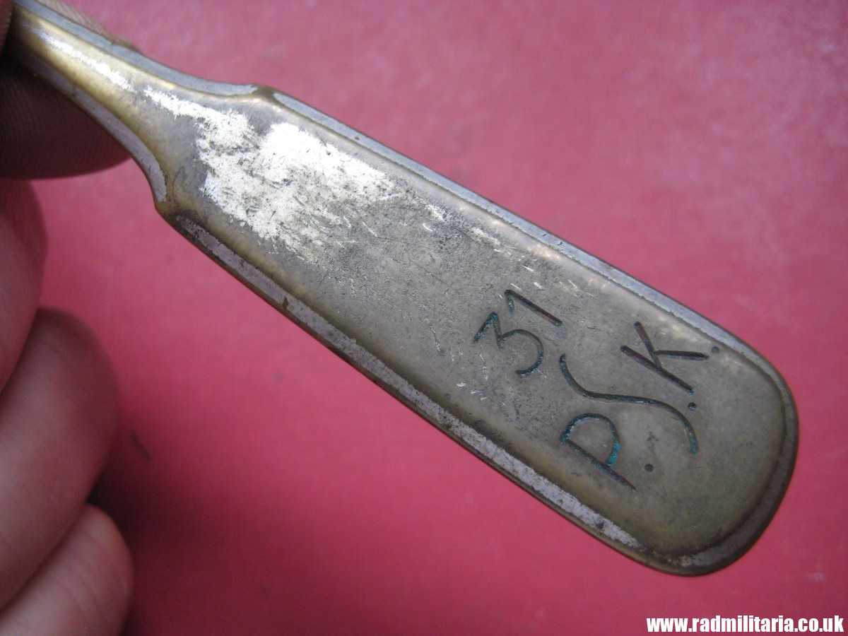& WW2 Polish Army FORK maker: F. WOLSKA 31 P.S.K. original or fake? - Image 7