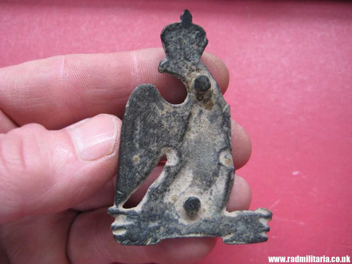 & original French EAGLE BADGE from the cartridge case, Napoleonic Wars. rare. - Image 5