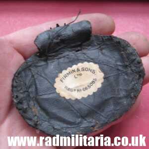 & WW1/WW2 British Merchant Navy Officer's CAP BADGE, maker marks: Firmin & Sons LTD. original badge in good condition.