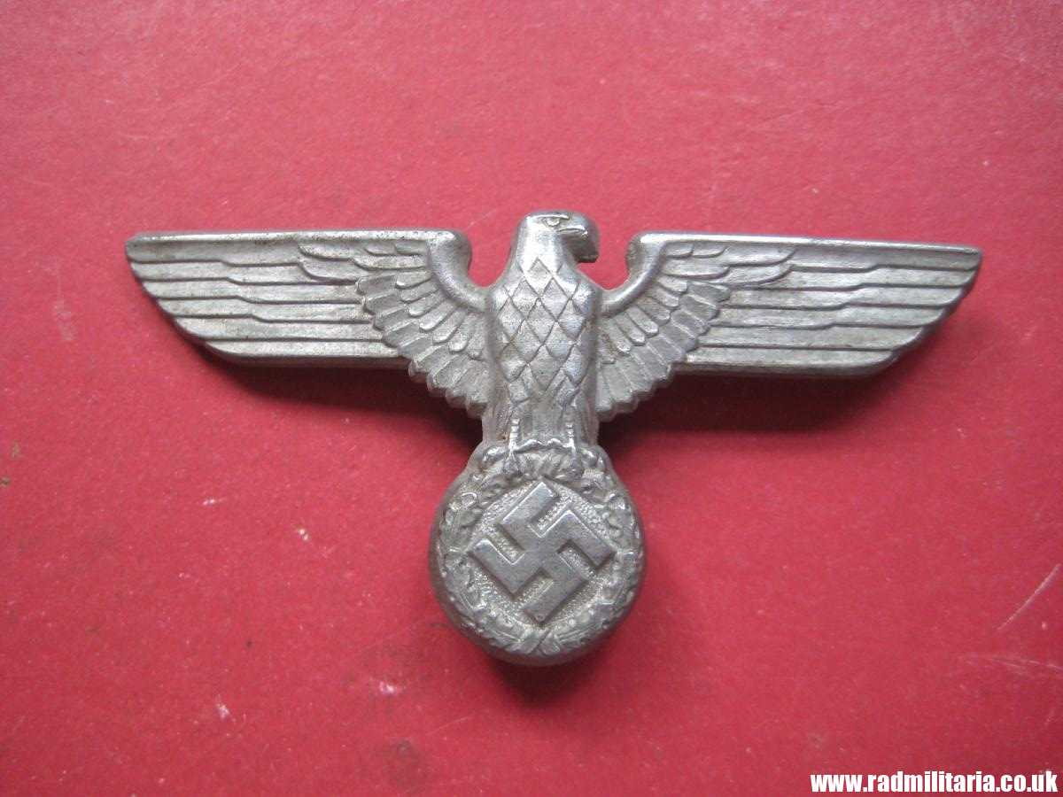 & WW2 Nazi German NSDAP eagle BADGE - zinc Cap Badge, marked: RZM M1/72 - very good condition. - Image 11
