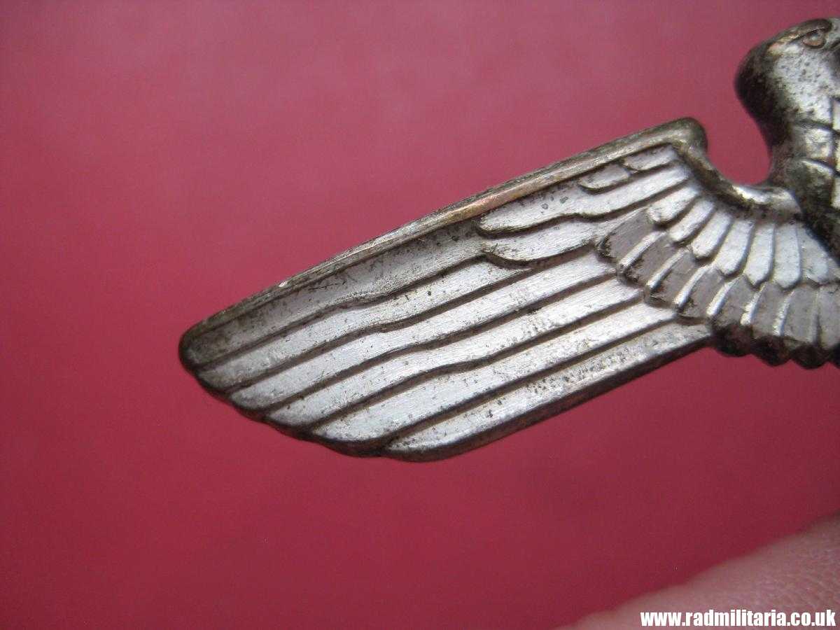 & WW2 Nazi German NSDAP eagle BADGE - Cap Badge, marked: RZM M1/21 - metal Cupal? - Image 17
