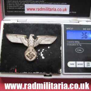 & WW2 Nazi German NSDAP eagle BADGE - Cap Badge, marked: RZM M1/21 - metal Cupal?