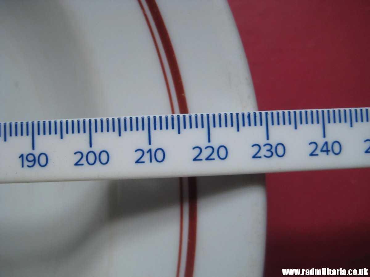 & WW2 original German CERAMIC SOUP PLATE with an unusual GERMAN EAGLE & inscription DEUTSCHE POST OSTEN, maker: KPM - Image 16