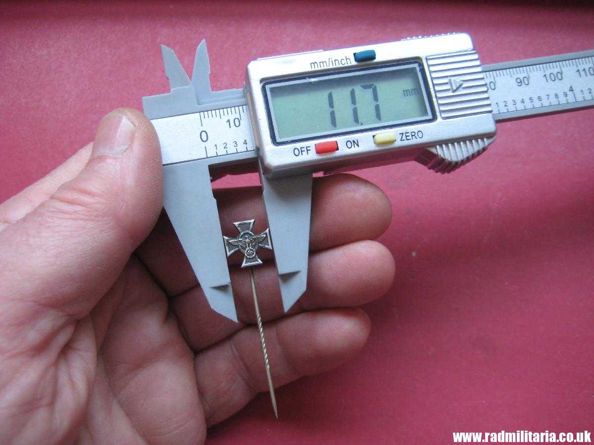 & WW2 miniature German PIN BADGE with Eagle - small pin badge. - Image 10