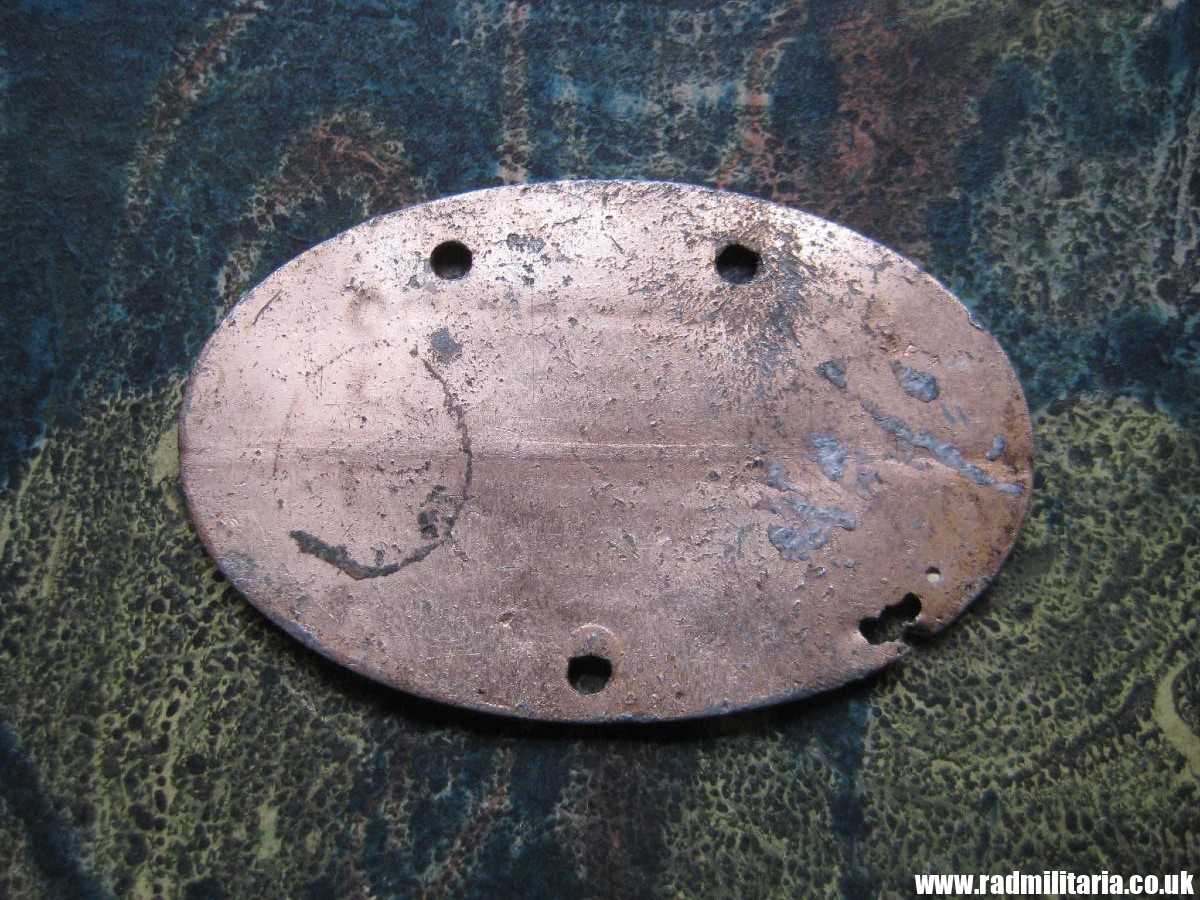 & original WW2 KRIEGSMARINE DOG TAG from 1945 - aluminum ID DISC: KRIEGSMARINE 12420/45K - Image 18