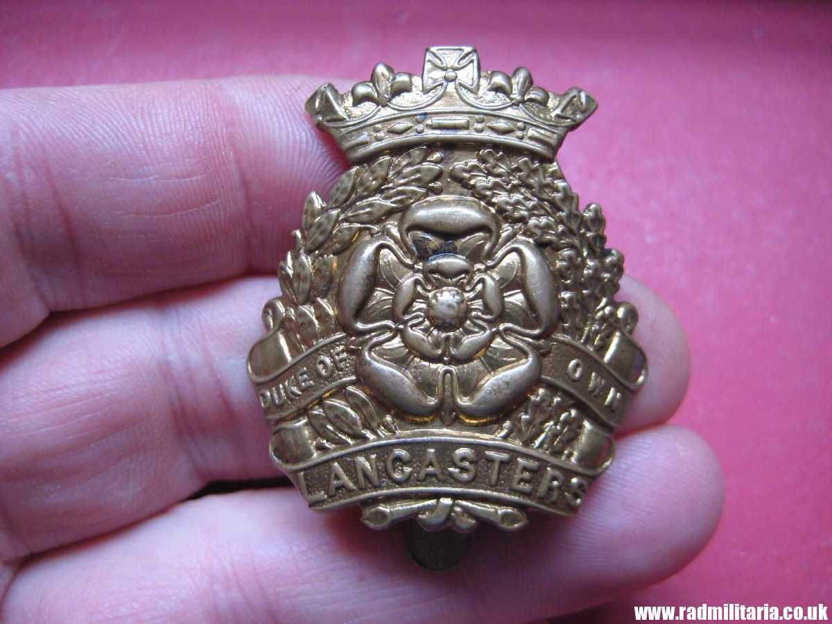 & WW2 British Army CAP BADGE - Duke of Lancasters Own Yeomanry BADGE owners name: HESTER. - Image 5