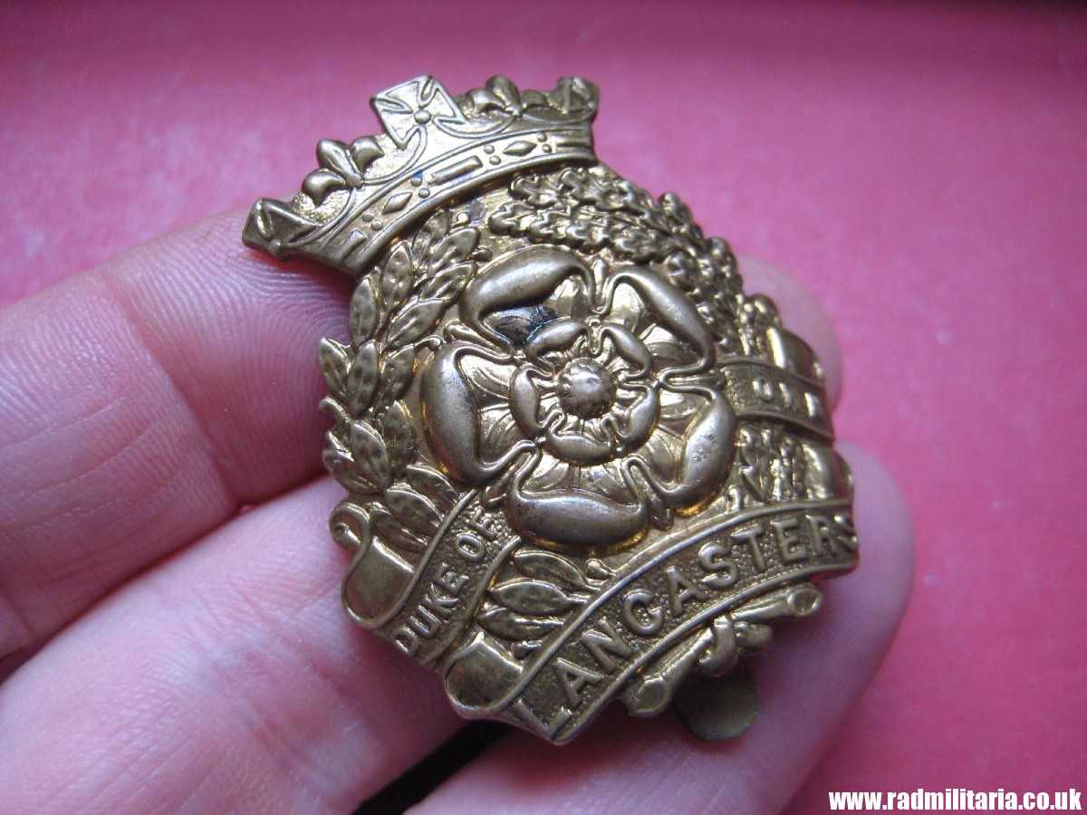 & WW2 British Army CAP BADGE - Duke of Lancasters Own Yeomanry BADGE owners name: HESTER. - Image 6