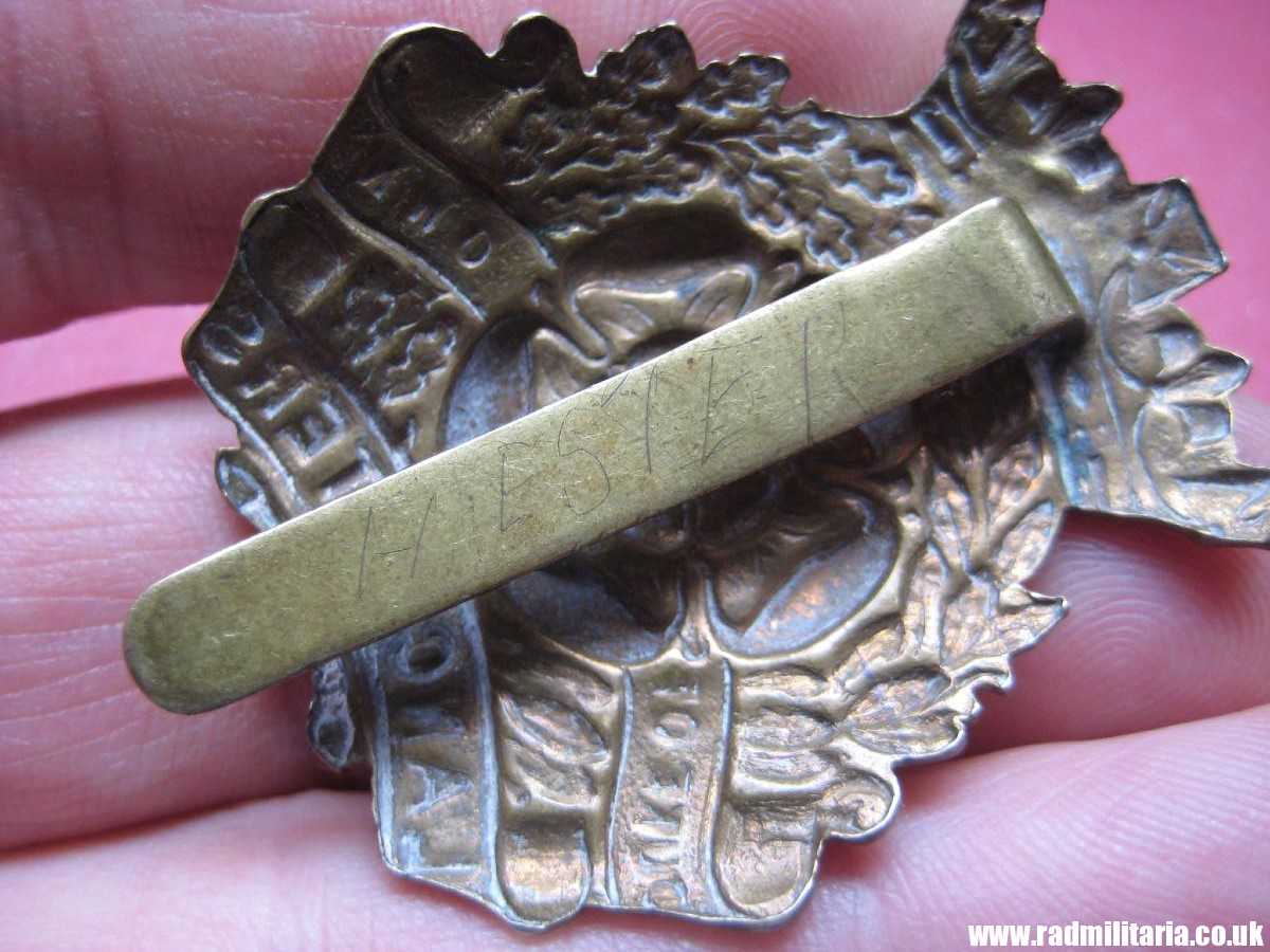 & WW2 British Army CAP BADGE - Duke of Lancasters Own Yeomanry BADGE owners name: HESTER. - Image 8