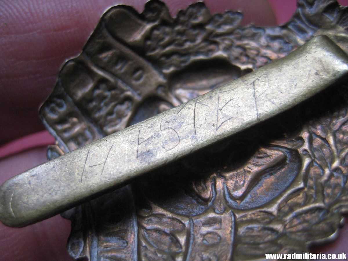 & WW2 British Army CAP BADGE - Duke of Lancasters Own Yeomanry BADGE owners name: HESTER. - Image 10
