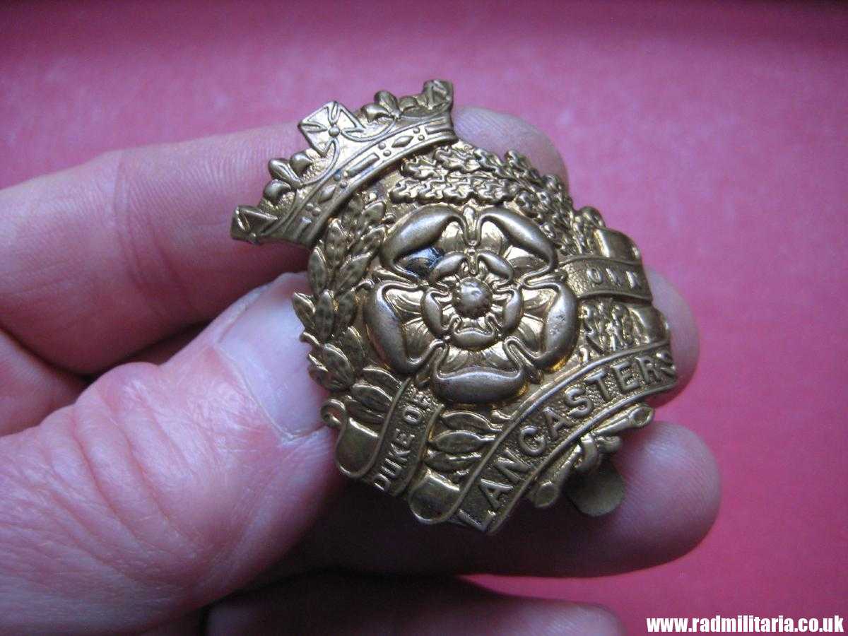 & WW2 British Army CAP BADGE - Duke of Lancasters Own Yeomanry BADGE owners name: HESTER. - Image 14