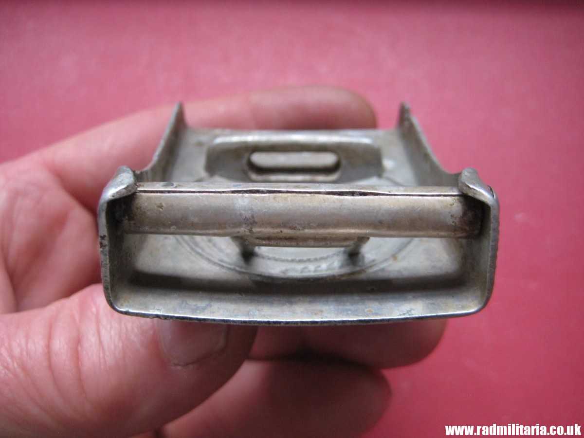 & WW2 original German RAD BELT BUCKLE made of aluminum, marked: K.u.Q.38 (Klein & Quenzer AG, Oberstein) - Image 13