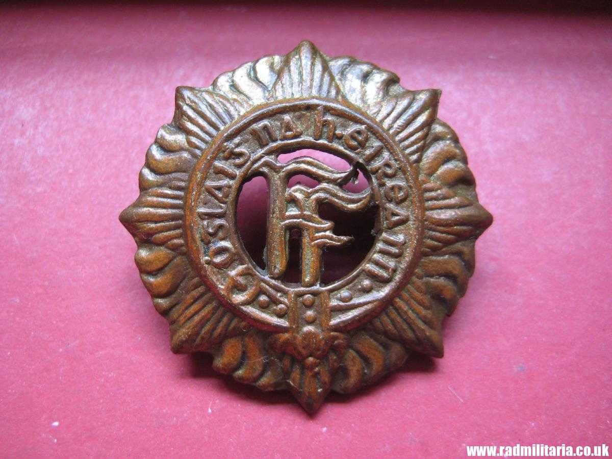 & genuine IRISH Defence Forces CAP BADGE in good used condition. - Image 2