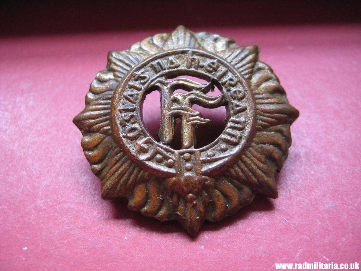 & genuine IRISH Defence Forces CAP BADGE in good used condition. - Image 3