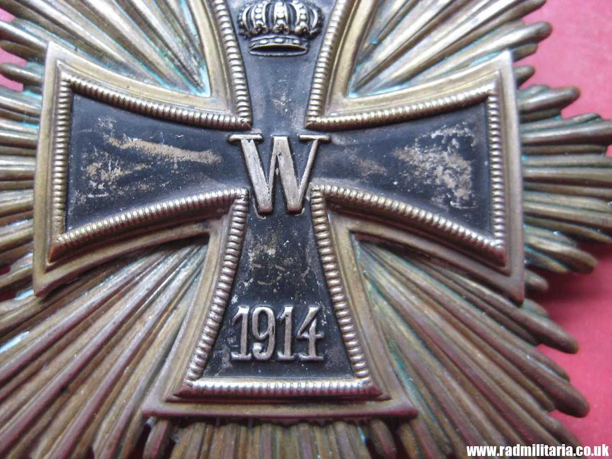 & unknown WW1 German IRON CROSS DECORATION in good used condition. - Image 14
