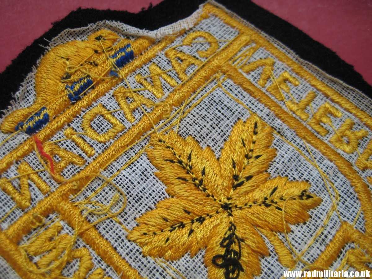 & post WW2 nice PATCH - CANADIAN VETERANS ASSOCIATION in UK in good used condition. - Image 9