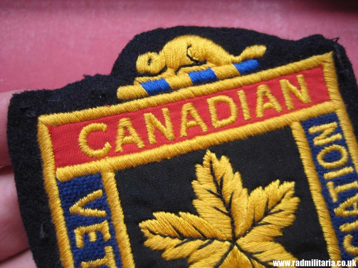 & post WW2 nice PATCH - CANADIAN VETERANS ASSOCIATION in UK in good used condition. - Image 6
