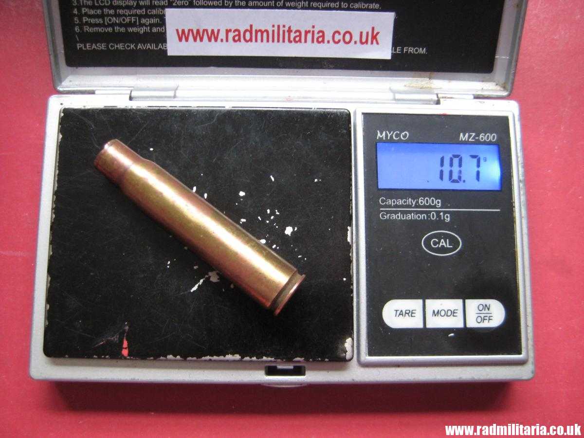 & WW2 original Mauser 98k BRASS EMPTY SHELL marking: DWM 1938 SS-TV. 100% genuine !! rare ! - Image 3