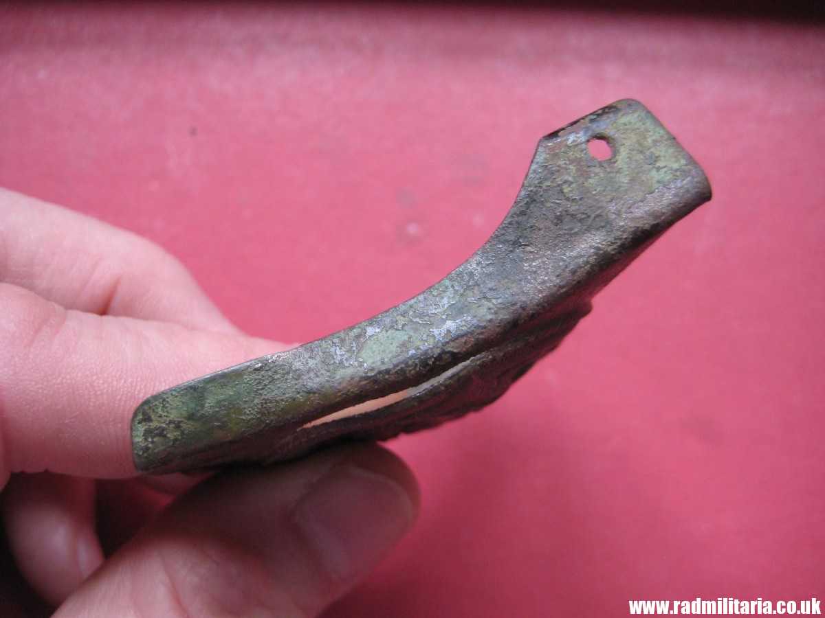 & WW2 original early HITLER YOUTH - HJ Belt BUCKLE white metal, marked: "A A&S O&C GES. GESCH." - Image 9