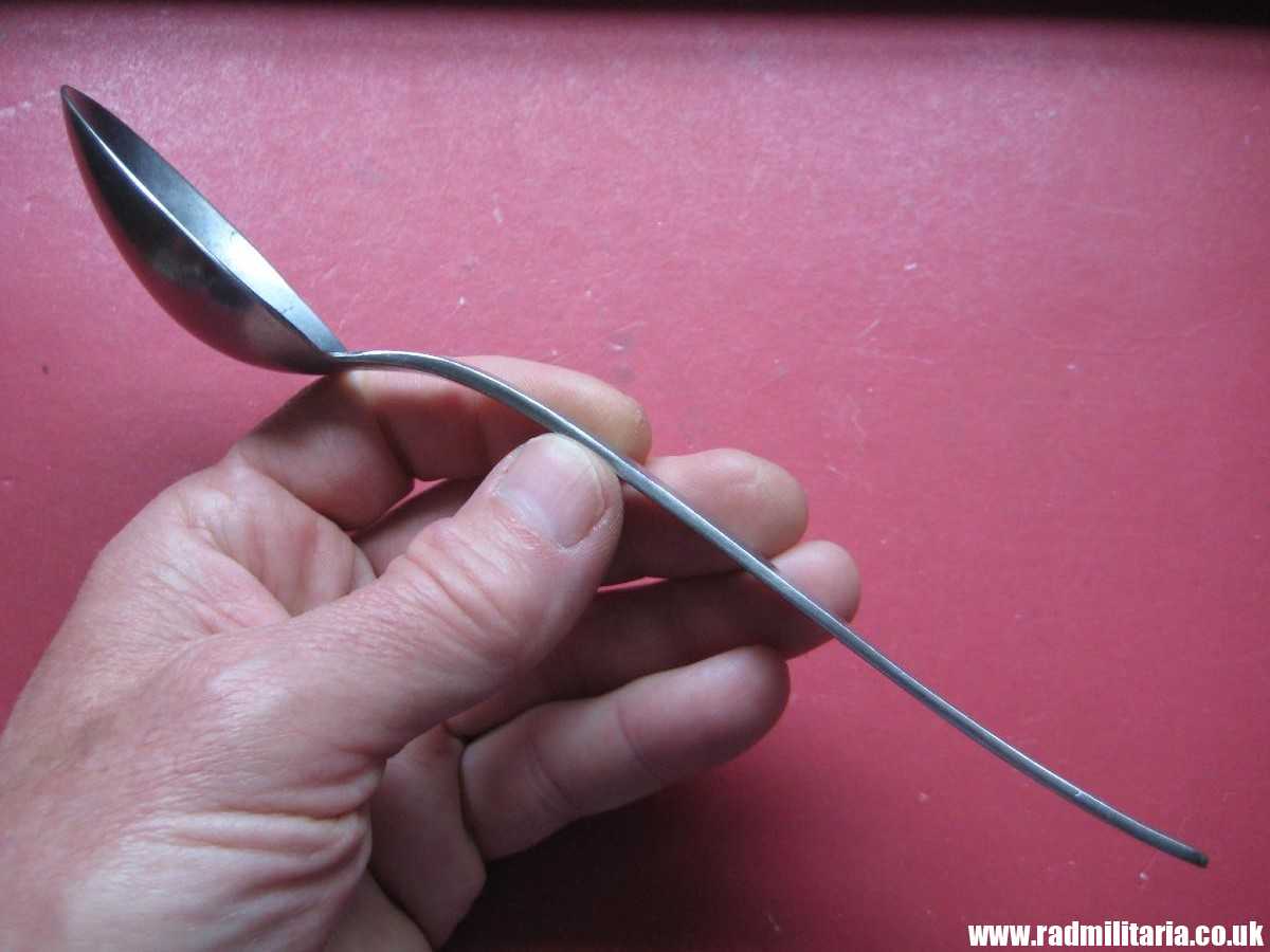 & WW2 German SPOON with swastika from LEITZ FACTORY marking: M.D.A Sch.d.A. Rostfrei-Stahl good condition, rare !! - Image 9