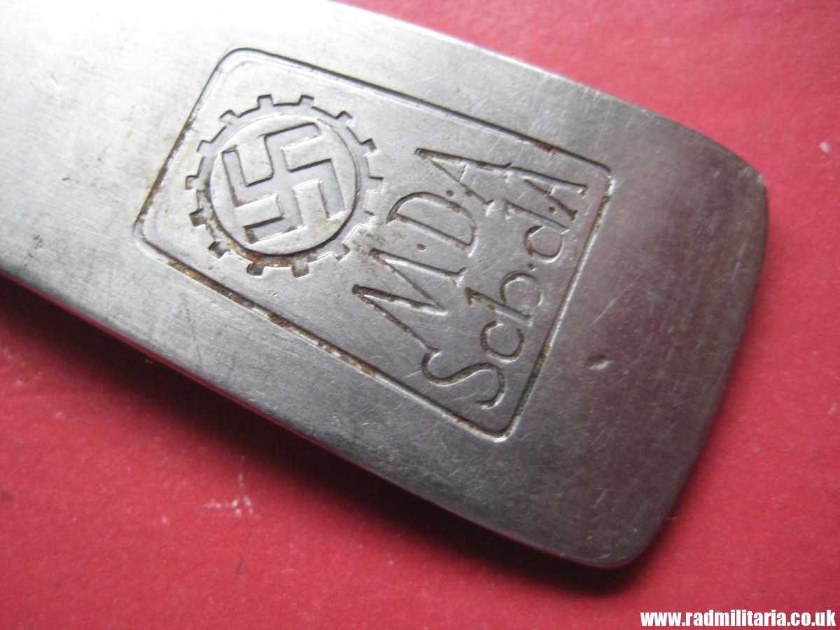 & WW2 German FORK with swastika from LEITZ FACTORY marking: M.D.A Sch.d.A. HMZ Rostfrei - good condition, rare !! - Image 5