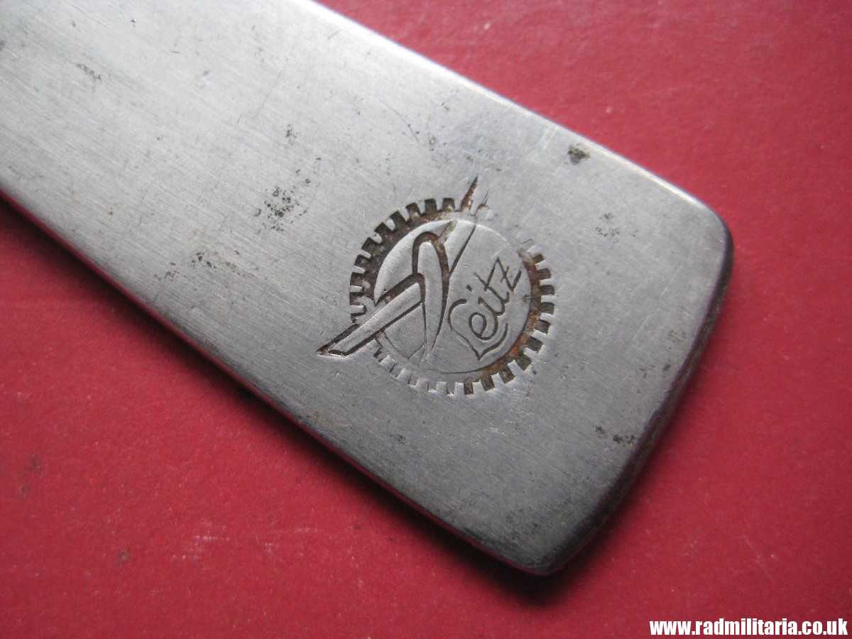 & WW2 German FORK with swastika from LEITZ FACTORY marking: M.D.A Sch.d.A. HMZ Rostfrei - good condition, rare !! - Image 6