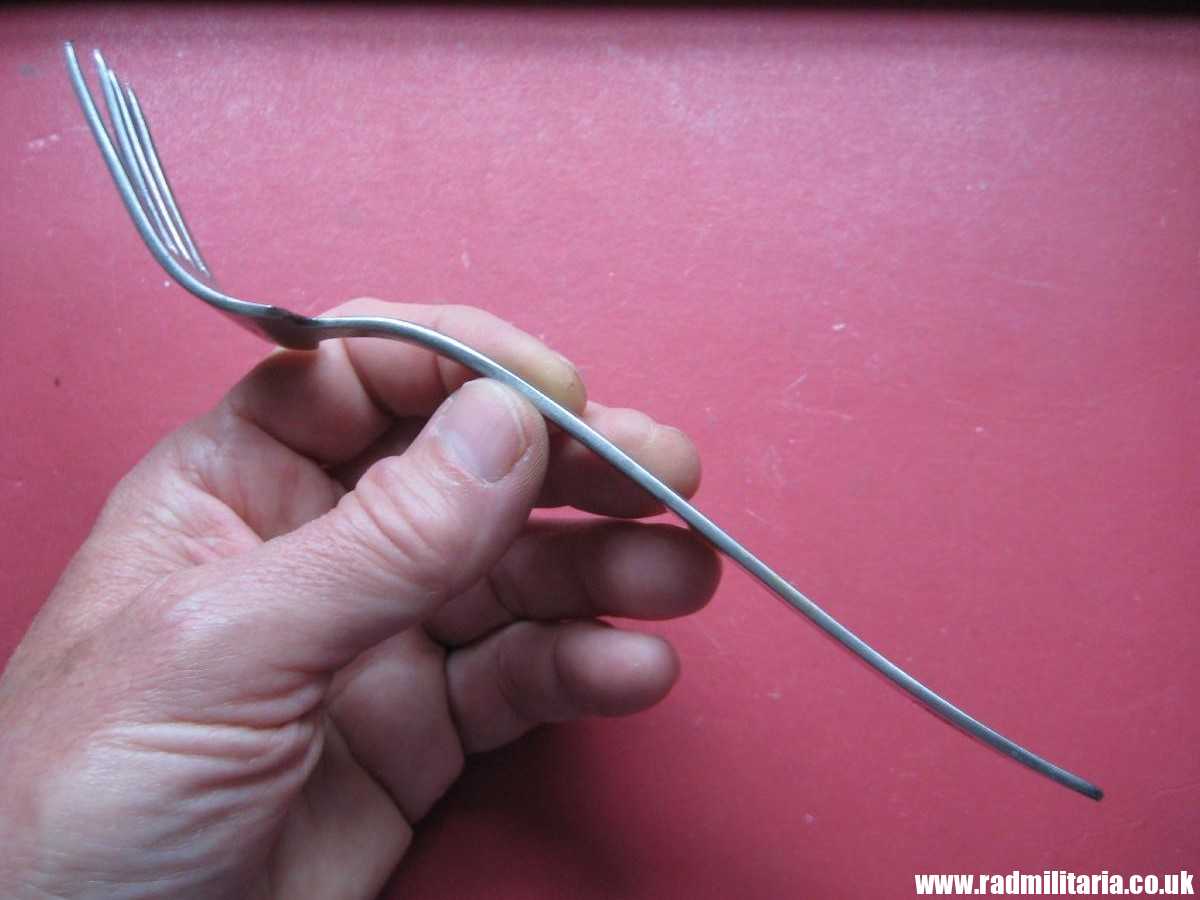 & WW2 German FORK with swastika from LEITZ FACTORY marking: M.D.A Sch.d.A. HMZ Rostfrei - good condition, rare !! - Image 10