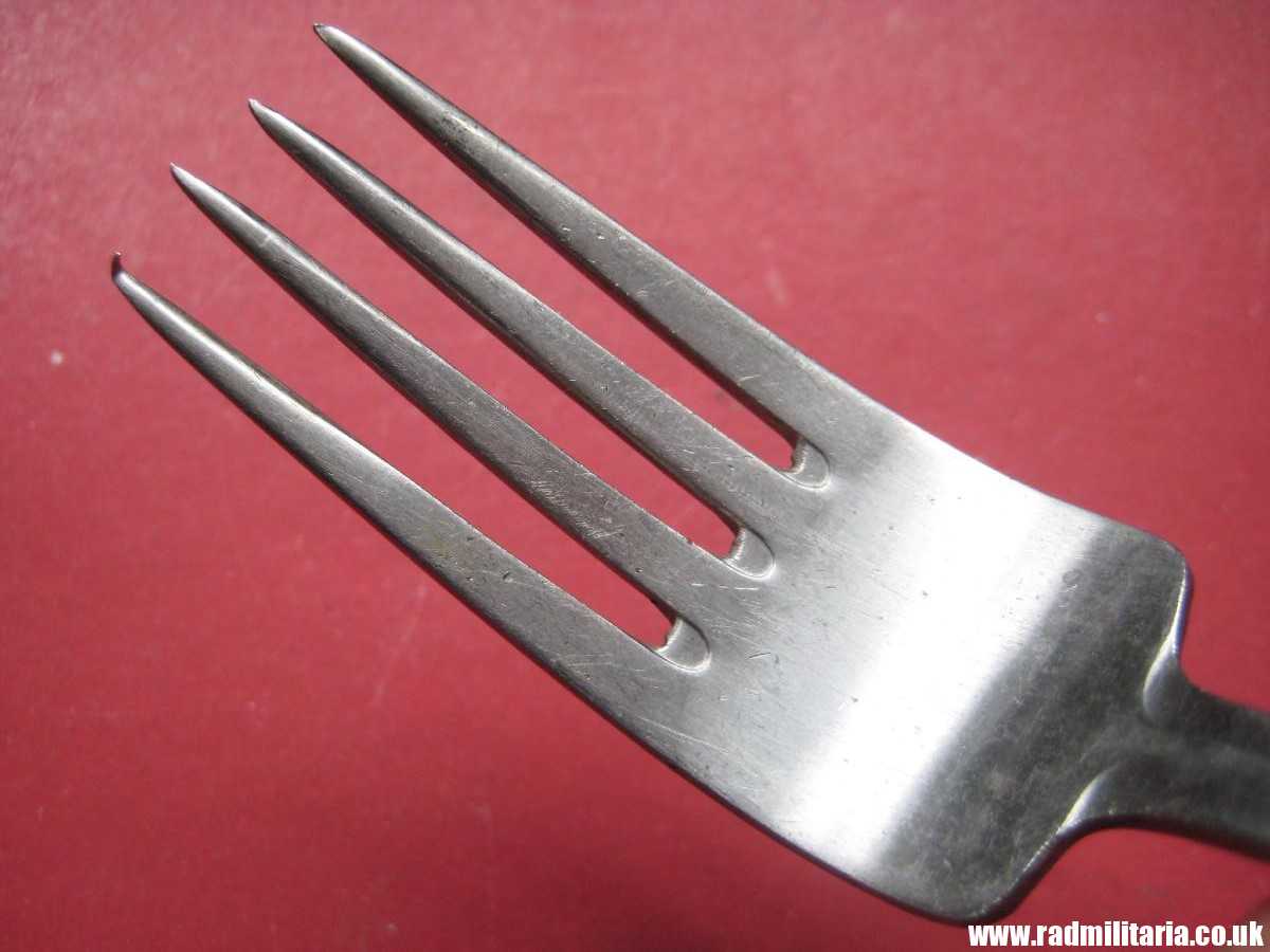 & WW2 German FORK with swastika from LEITZ FACTORY marking: M.D.A Sch.d.A. HMZ Rostfrei - good condition, rare !! - Image 13