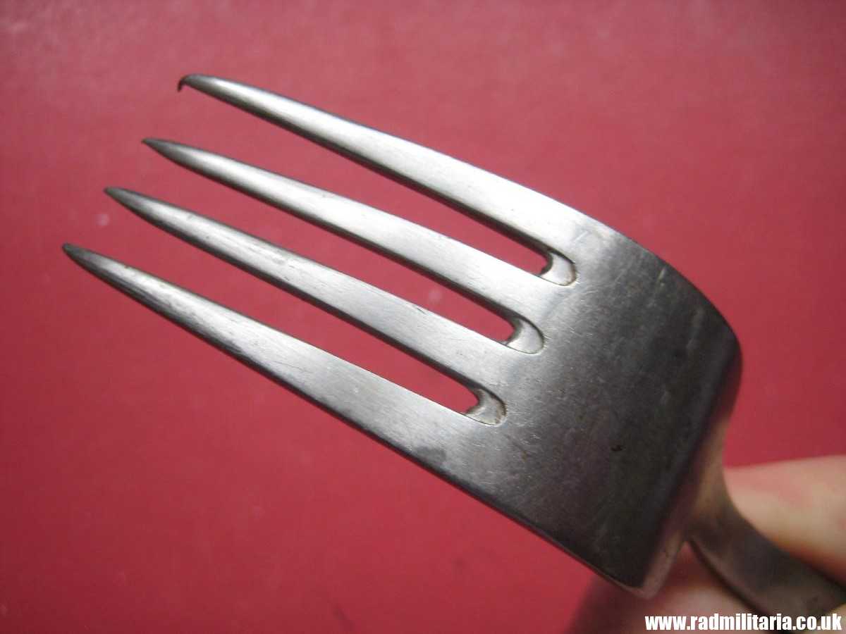 & WW2 German FORK with swastika from LEITZ FACTORY marking: M.D.A Sch.d.A. HMZ Rostfrei - good condition, rare !! - Image 14