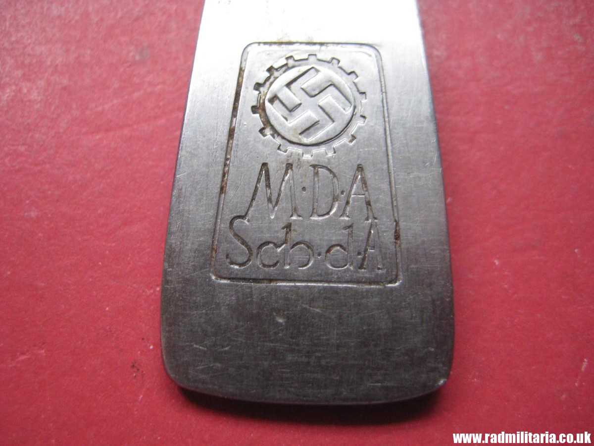 & WW2 German FORK with swastika from LEITZ FACTORY marking: M.D.A Sch.d.A. HMZ Rostfrei - good condition, rare !! - Image 18