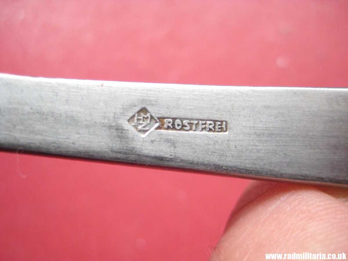 & WW2 German FORK with swastika from LEITZ FACTORY marking: M.D.A Sch.d.A. HMZ Rostfrei - good condition, rare !! - Image 21