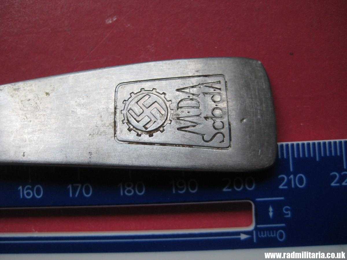 & WW2 German FORK with swastika from LEITZ FACTORY marking: M.D.A Sch.d.A. HMZ Rostfrei - good condition, rare !! - Image 24