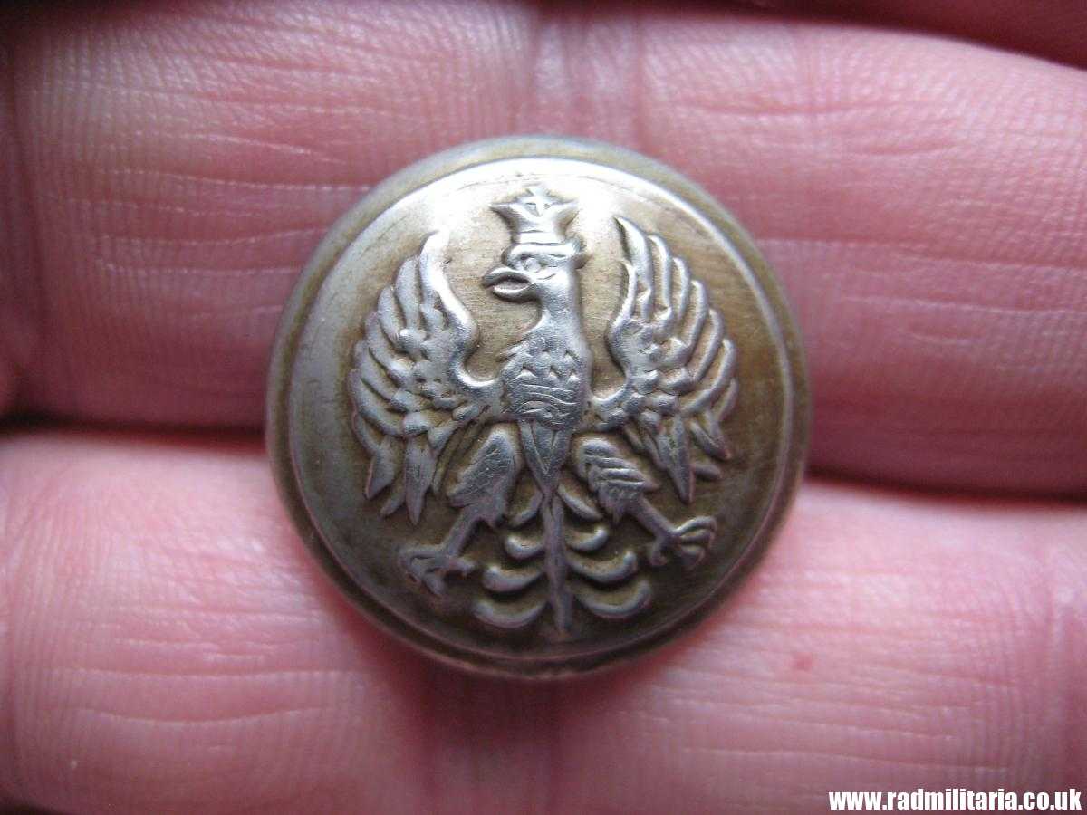 & WW2 genuine Polish Army tunic BUTTON with EAGLE, maker marks: Henderson Jerusalem - VERY RARE !!! - Image 9